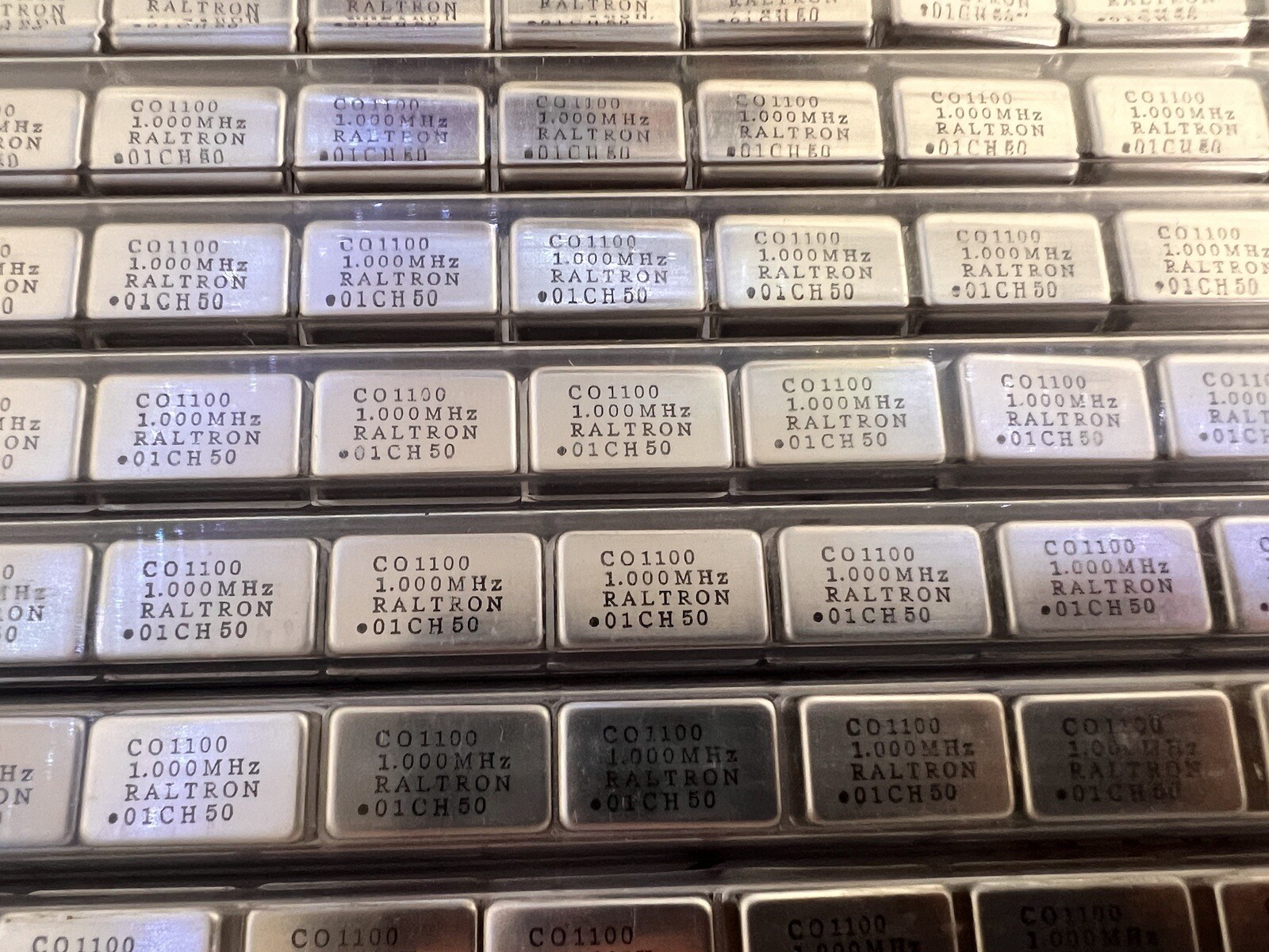 Raltron CO1100 1 MHz Crystal Oscillator in Anti-Static Sleeve