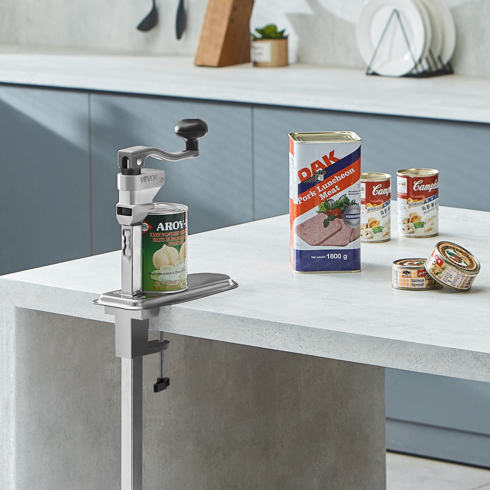 VEVOR Commercial Can Opener Heavy Duty Manual 11.8 in Can Opener Table Clamp