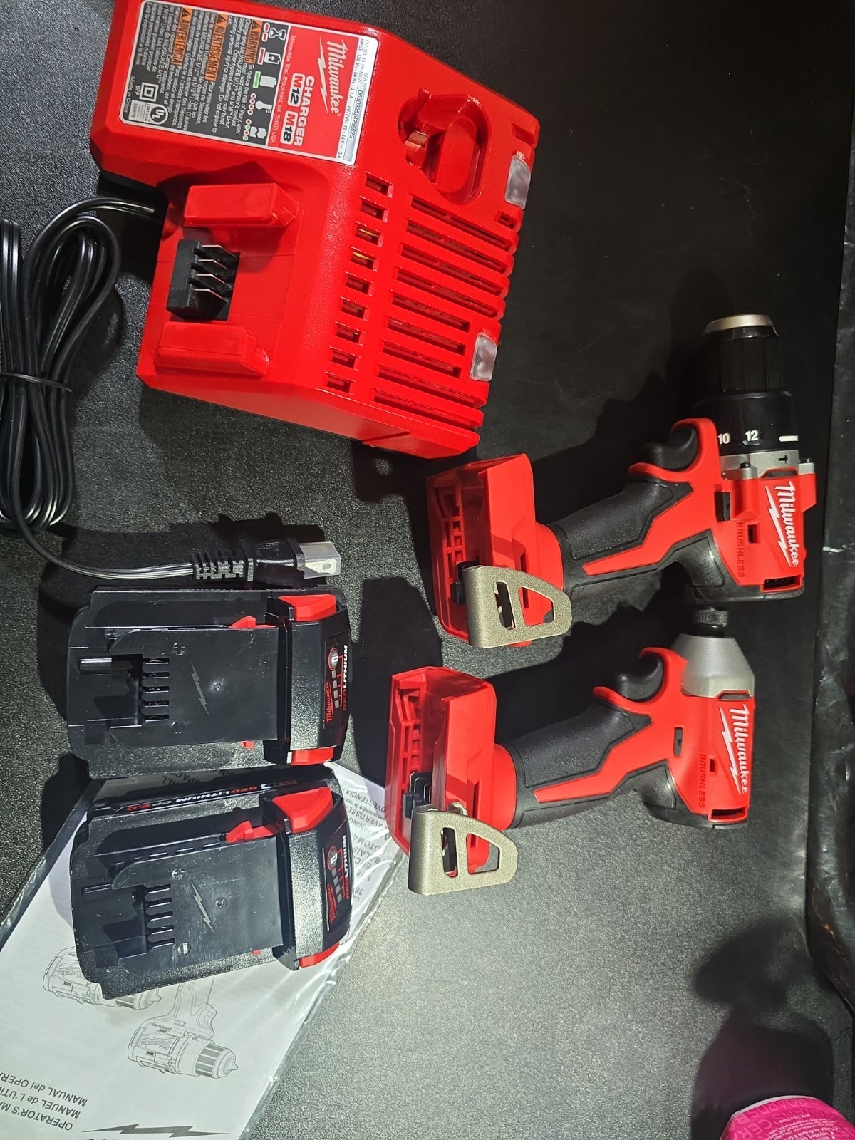 Milwaukee 3693-22CX M18 Compact Brushless 2-Tool Combo Kit NEW