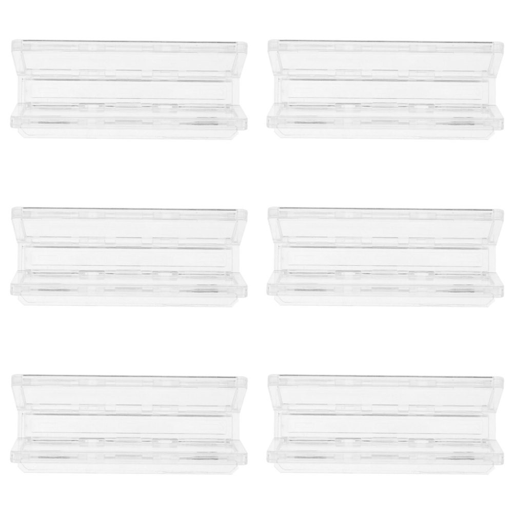 6Pcs Childproof Sliding Door Latch Locks Durable Transparent Pc for Home Use