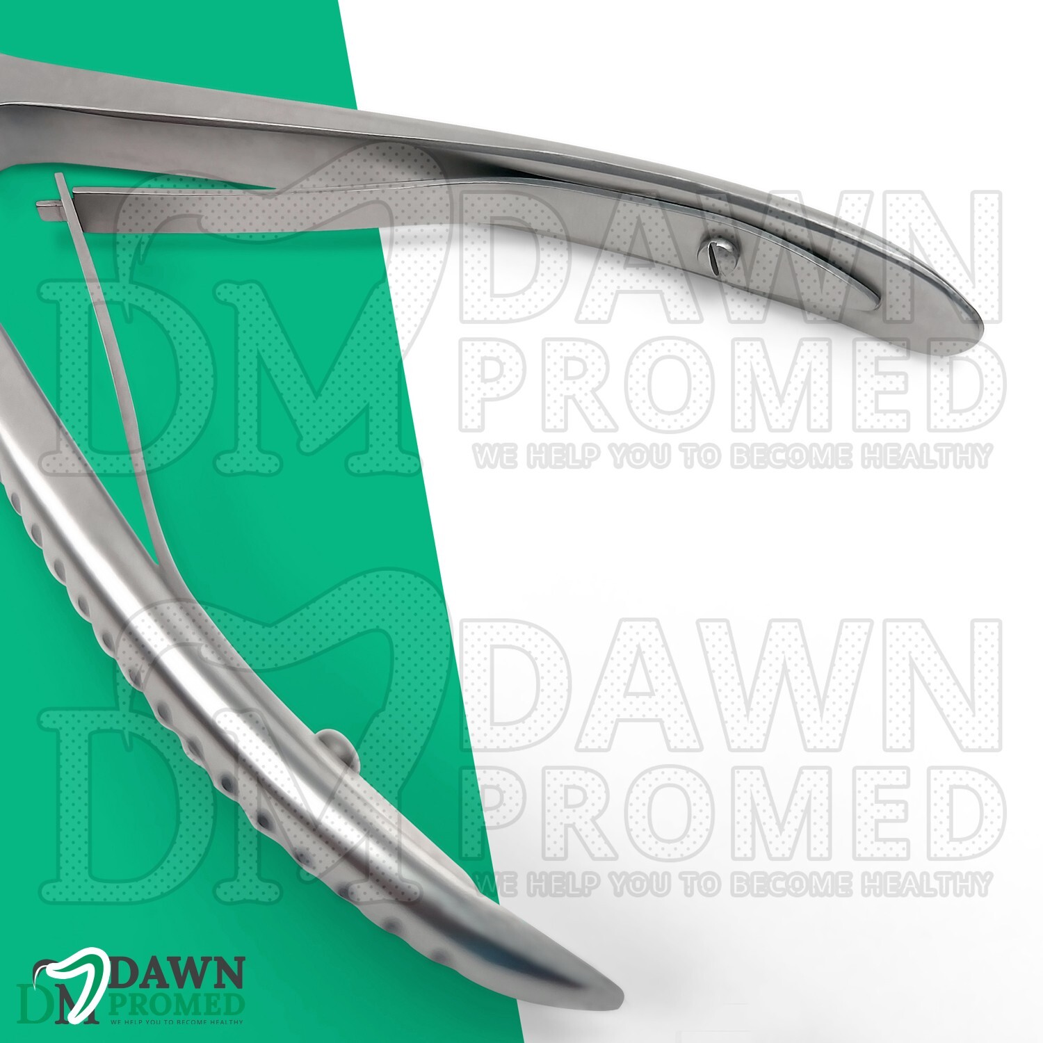 2 Pcs Ruskin Bone Rongeur Straight & Curved Set 3mm Bite 6″ Orthopedic German Gr