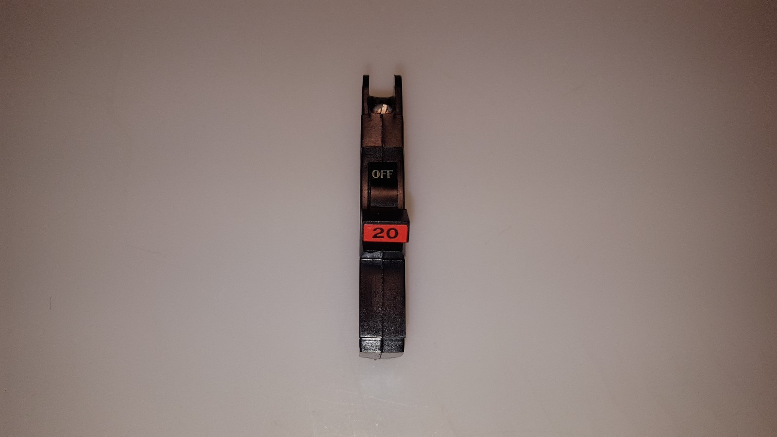 Federal Pacific FPE NC120 Thin 1 Pole 20 Amp Breaker Challenger RED Handle