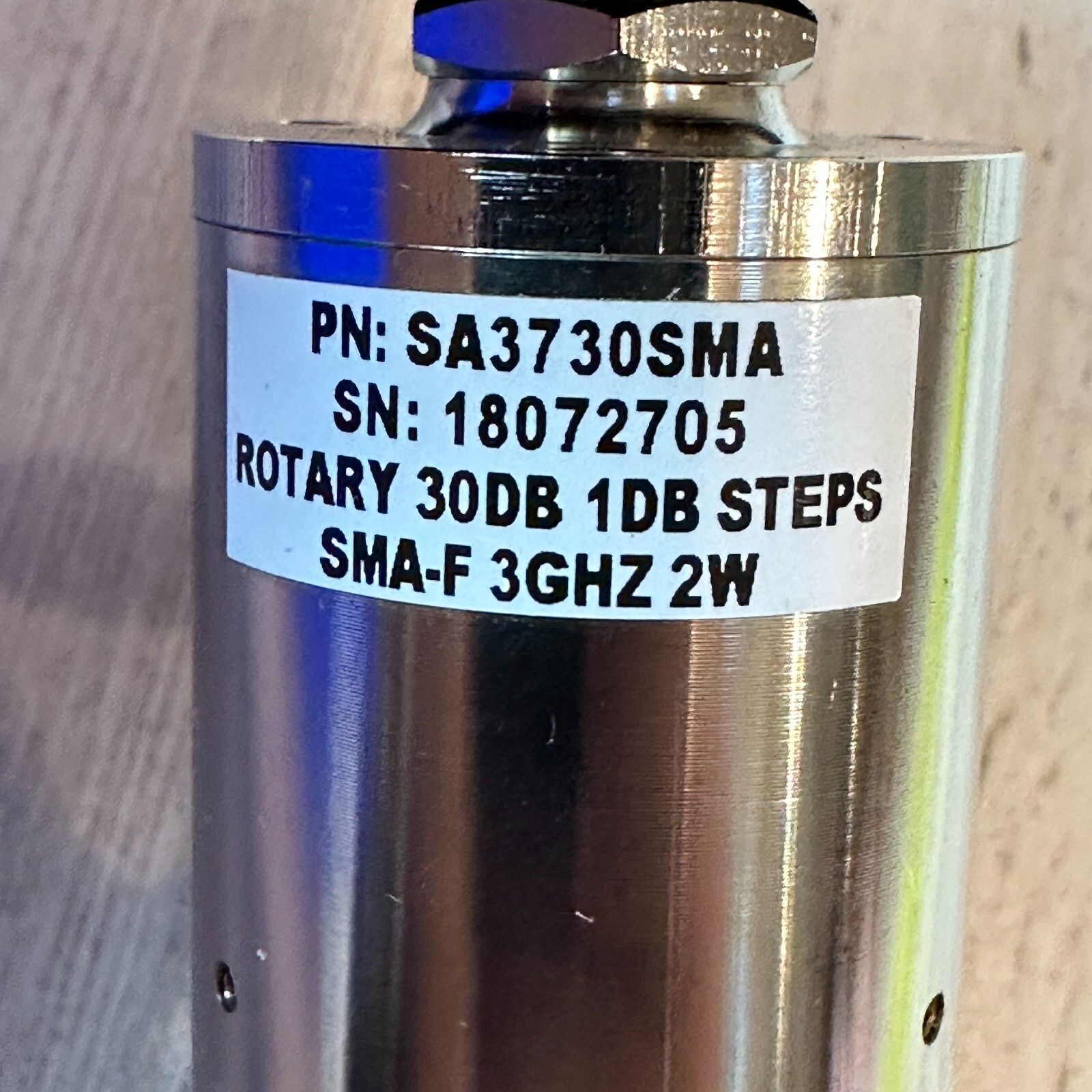 Fairview Microwave 1.5 to 30 dB Step Attenuator with a 1 dB Step SMA