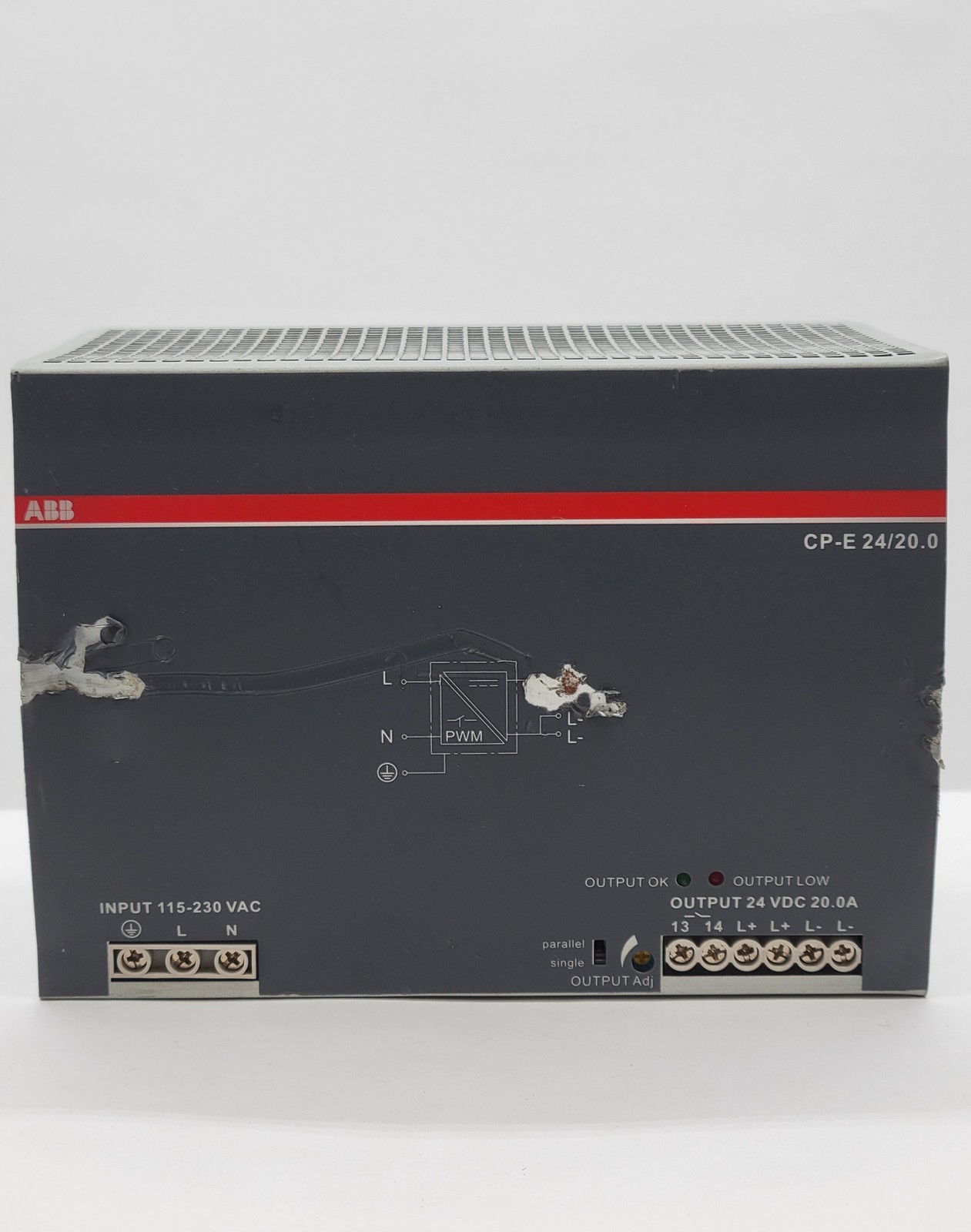 ABB CP-E 24/20.0 Switching Power Supply 115/230V Input 24V 20.0A Output