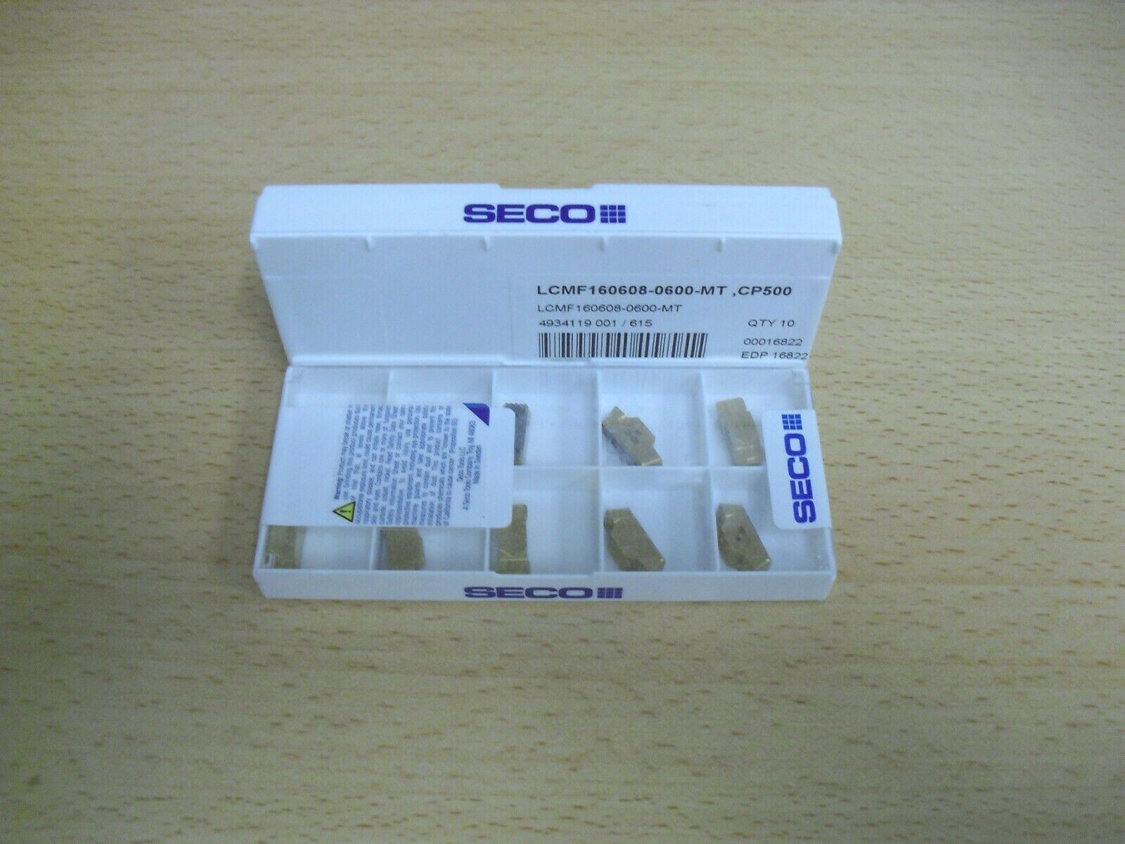 LCMF 160608-0600MT CP500 SECO INSERT **10PCS **