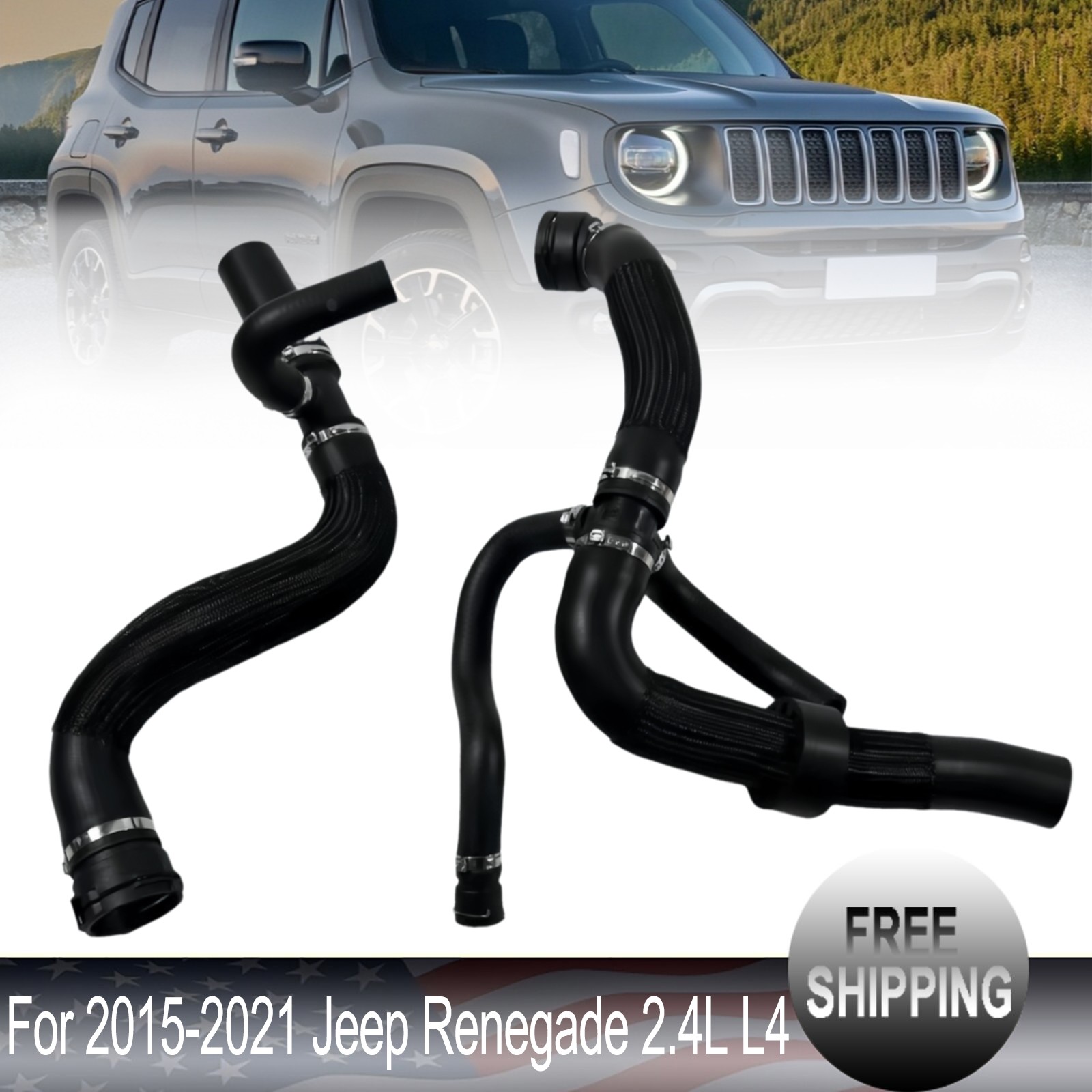Radiator Coolant Hose For Jeep Sport Utility Vehicle Transmission 68246569AA