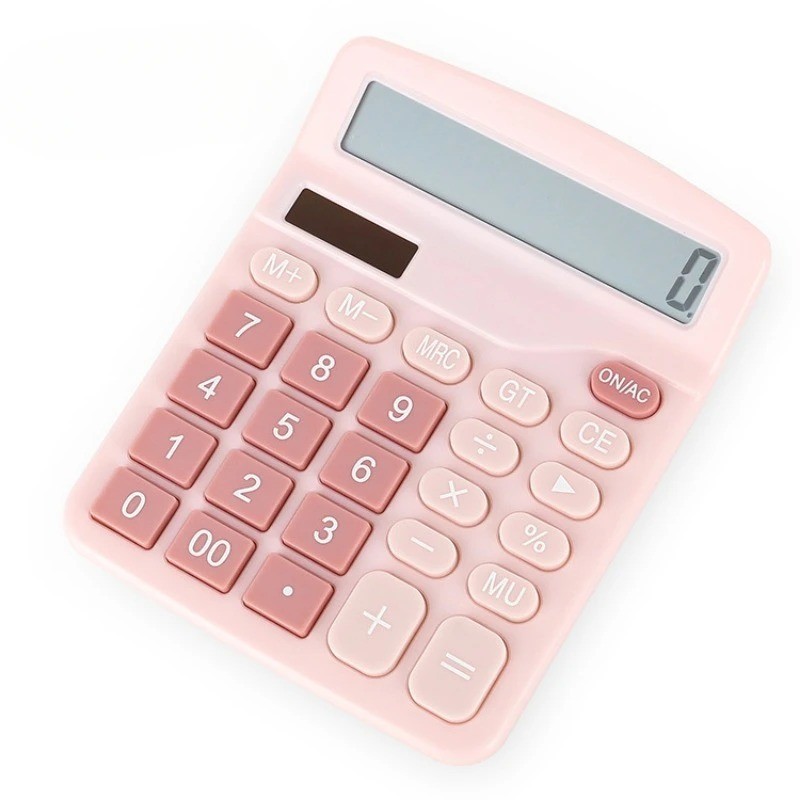 Premium Desktop Calculator 12 Digit with Large LCD Display and Sensitive Buttons