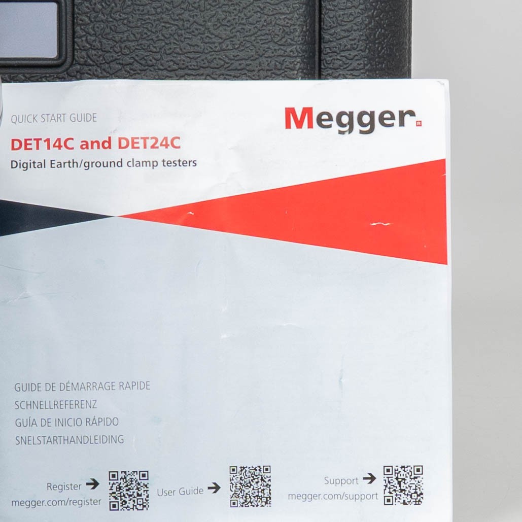 Megger DET14C Digital Earth Clamp-On Ground Resistance Meter 50mΩ to 1500Ω