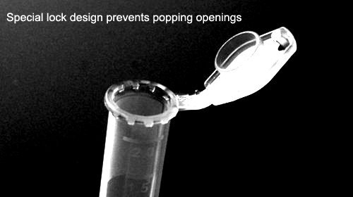 Azzota® 2.0ml Microcentrifuge Tube, High-clarity Polypropylene, 500/pk