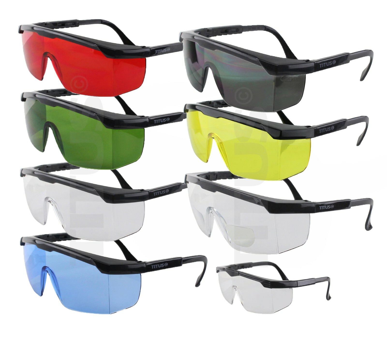 Titus G6 Safety Glasses Shooting Motorcycle Eye Protection ANSI Z87 Compliant