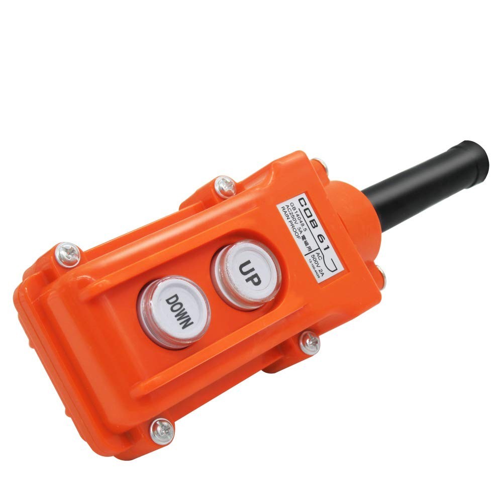 Rain Proof Up-Down Switch Control Station, Crane Pendant Hoist Push Button Sw…