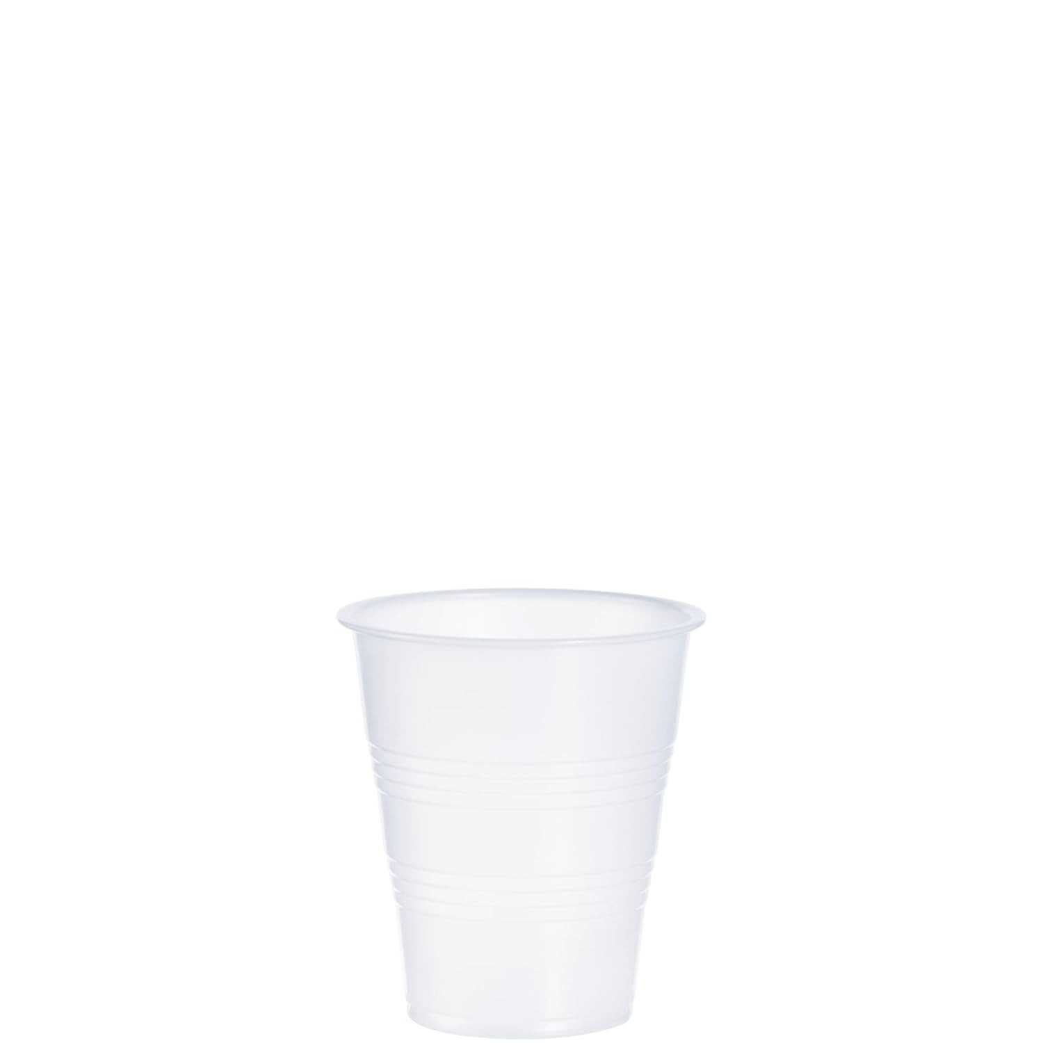 Dart Y7 Conex 7 Oz. Translucent Plastic Cold Cups – 2500 Count Case