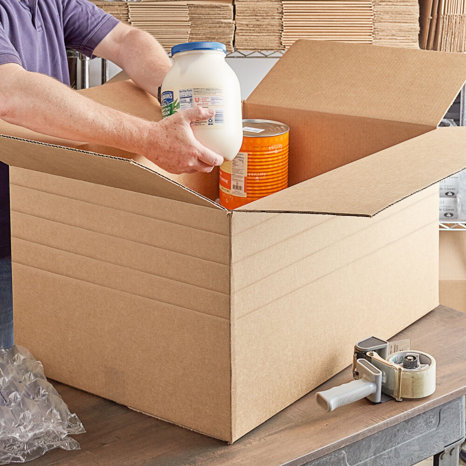 25 Multi-Depth Corrugated Boxes – 16 x 12 x 12, Brown ECT-32