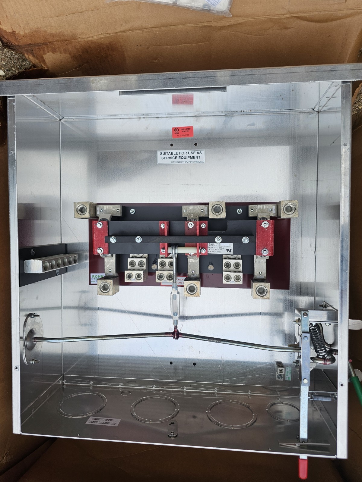 Ronk 7816 Meter-Rite Double Throw Transfer Switch 400 AMP 3 Phase