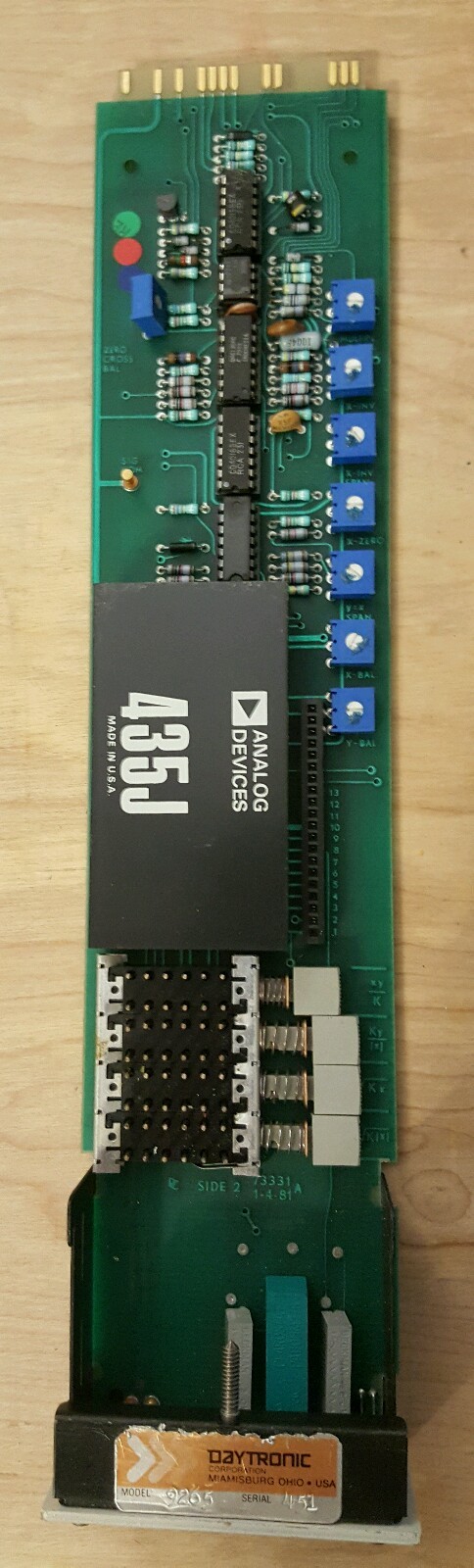 Daytronic 9265 Product Ratio Module