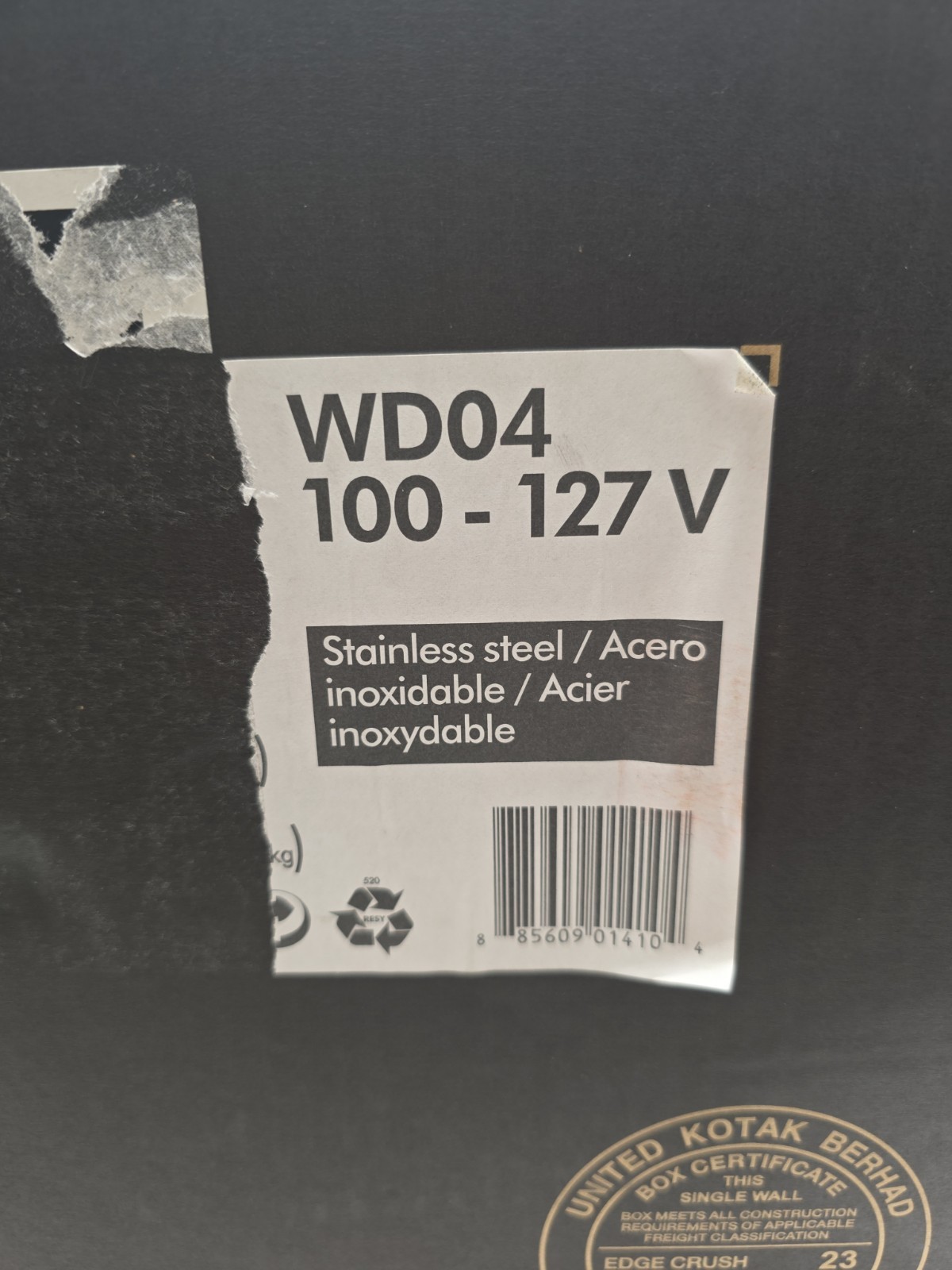 Dyson WD04 Shortneck Wash and Dry Airblade Tap 100-127V New In Box