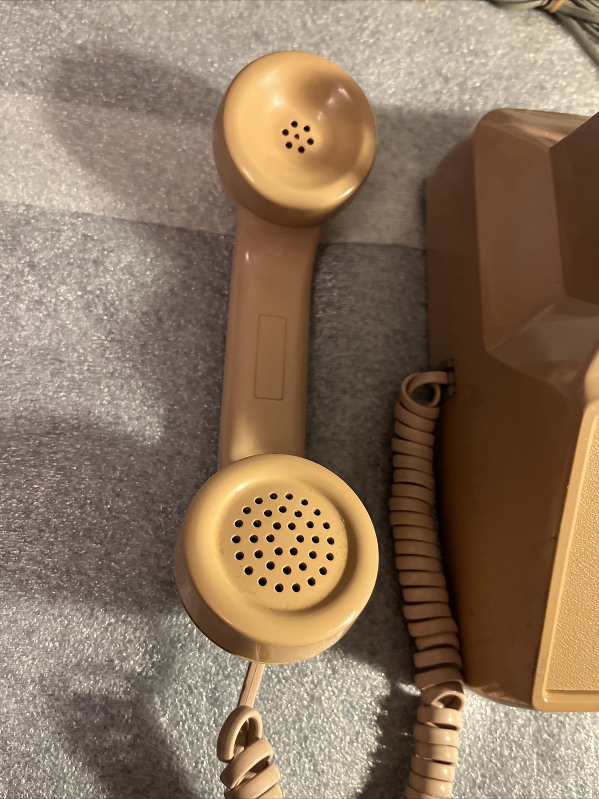 ITT RFC-SLT Light Beige Vintage Push-button Dial Defense Telephone (Tested)