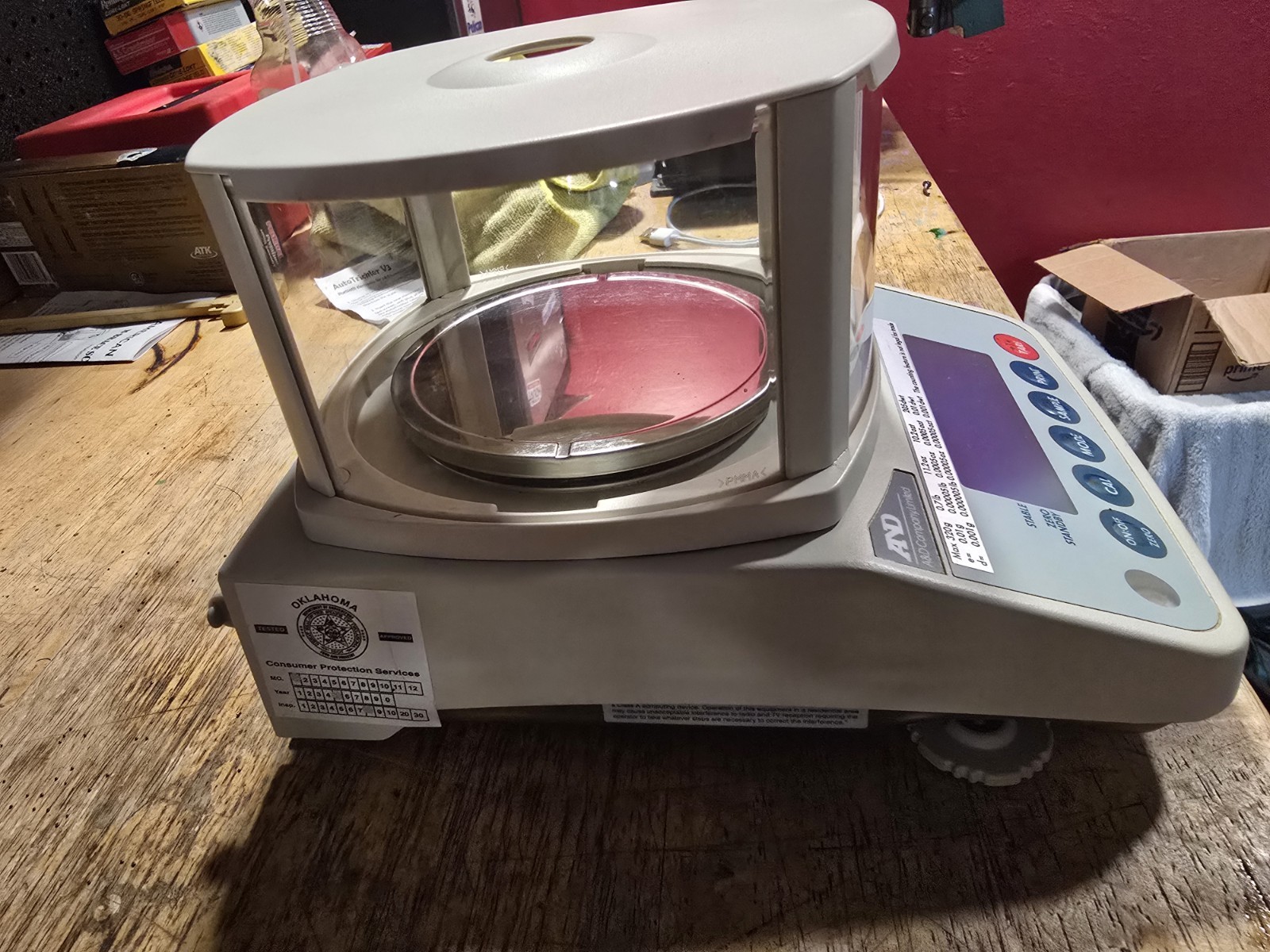 A&D FX-300iN Top Loading Balance Digital Lab Scale for Medical/Bio/Physical