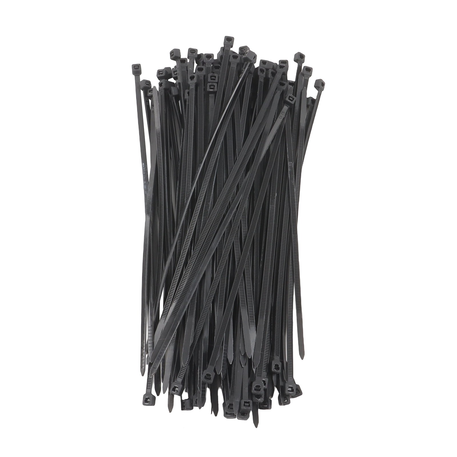 8″ Uv Black Cable Ties 1000pk 40lb Self-Locking Zip Ties 0.14″ Wide Plastic
