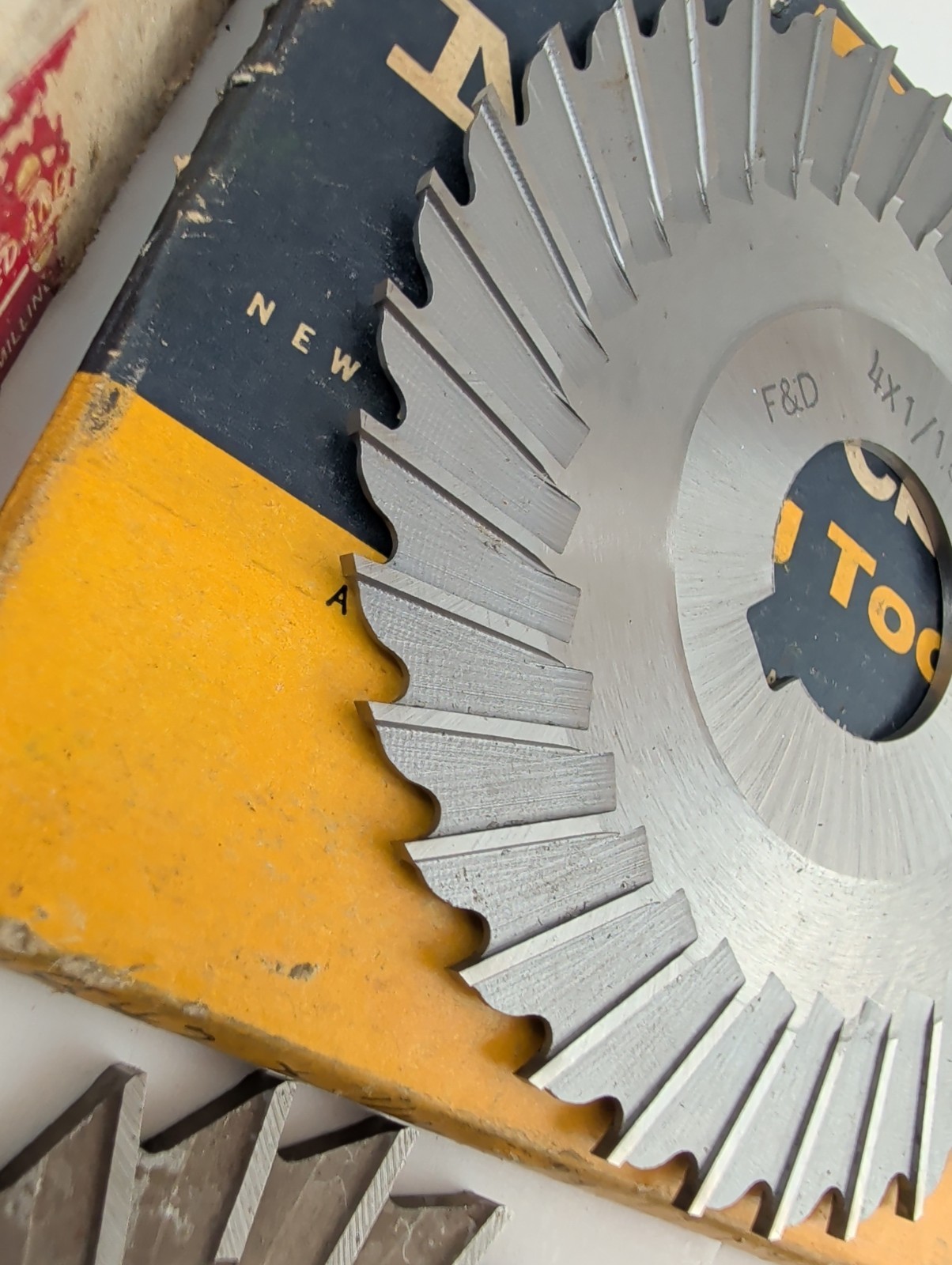 USA Made 1″ Arbor Hole Side Mill Cutter Lot HSS 3″ 4″ Horizontal Milling