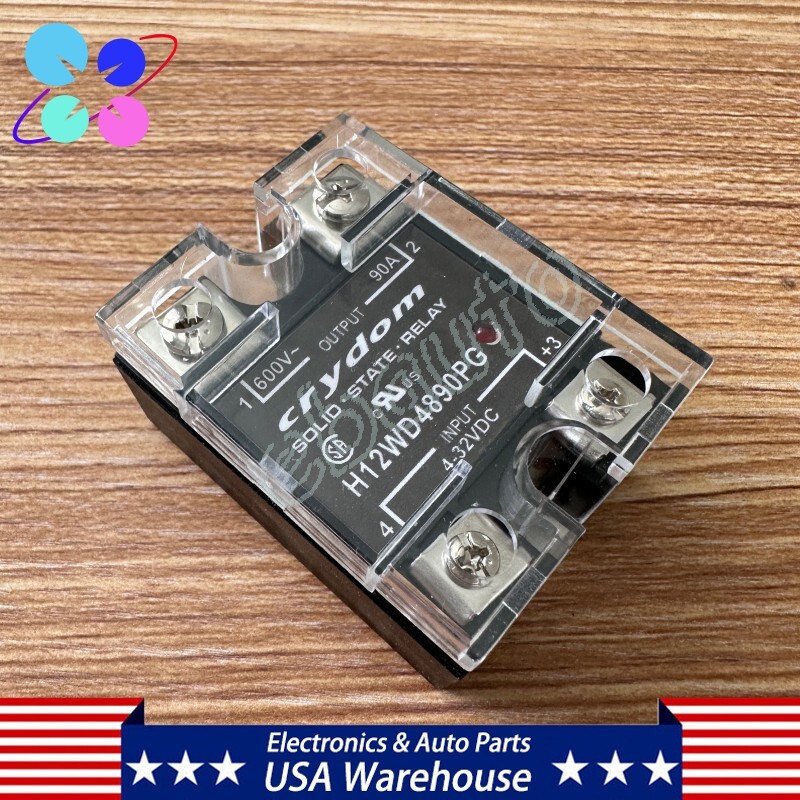 New Solid State Relay 4-32VDC 90A Load 600VDC For Crydom H12WD4890PG Module