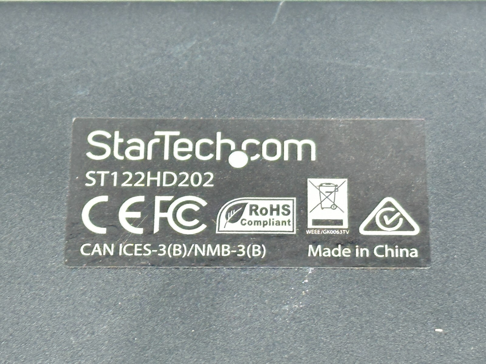 Startech ST122HD202 2-Port HDMI Splitter With HDR – 4K 60Hz