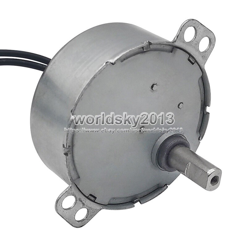 AC5V 6V 9V 12V 24V 110V 220V Plastic Gear Synchronous Reduction Gear Motor TYC4
