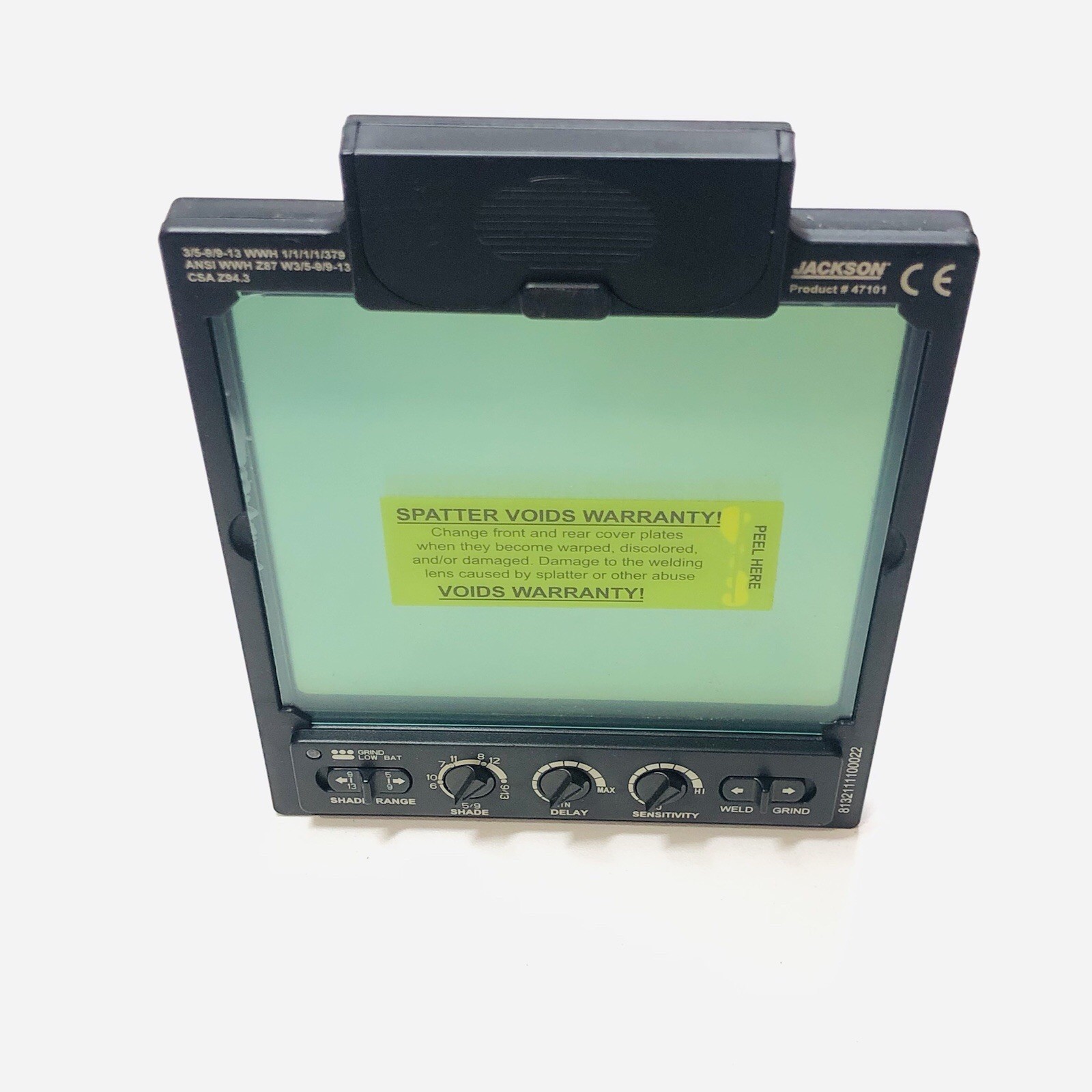 JACKSON SAFETY REPLACEMENT AUTO-DARKENING FILTER (ADF) CARTRIDGE 47101