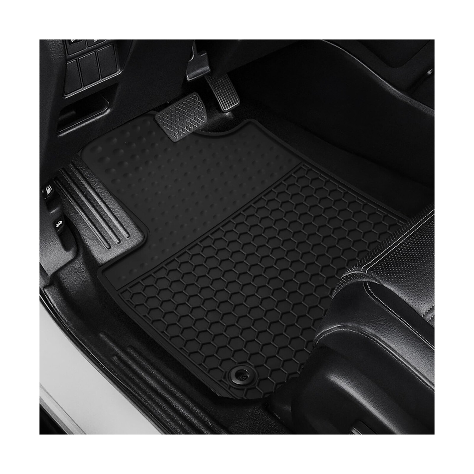 Car Floor Mats Custom For Volkswagen VW Passat 2012-24 Black Rubber All Weather