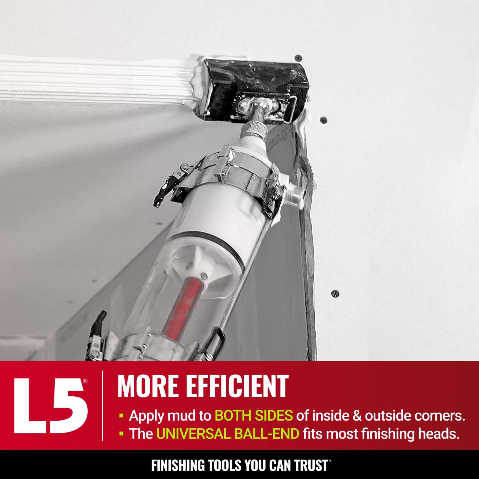 LEVEL5 Drywall Tools – MiniShot Gas-Assisted Compound Tube | 4-772