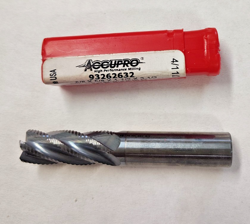 Accupro 5/8 x 5/8x 1 1/2 x 3 OAL 5FL SC SEEM Fiine Pitch Carbide End Mill