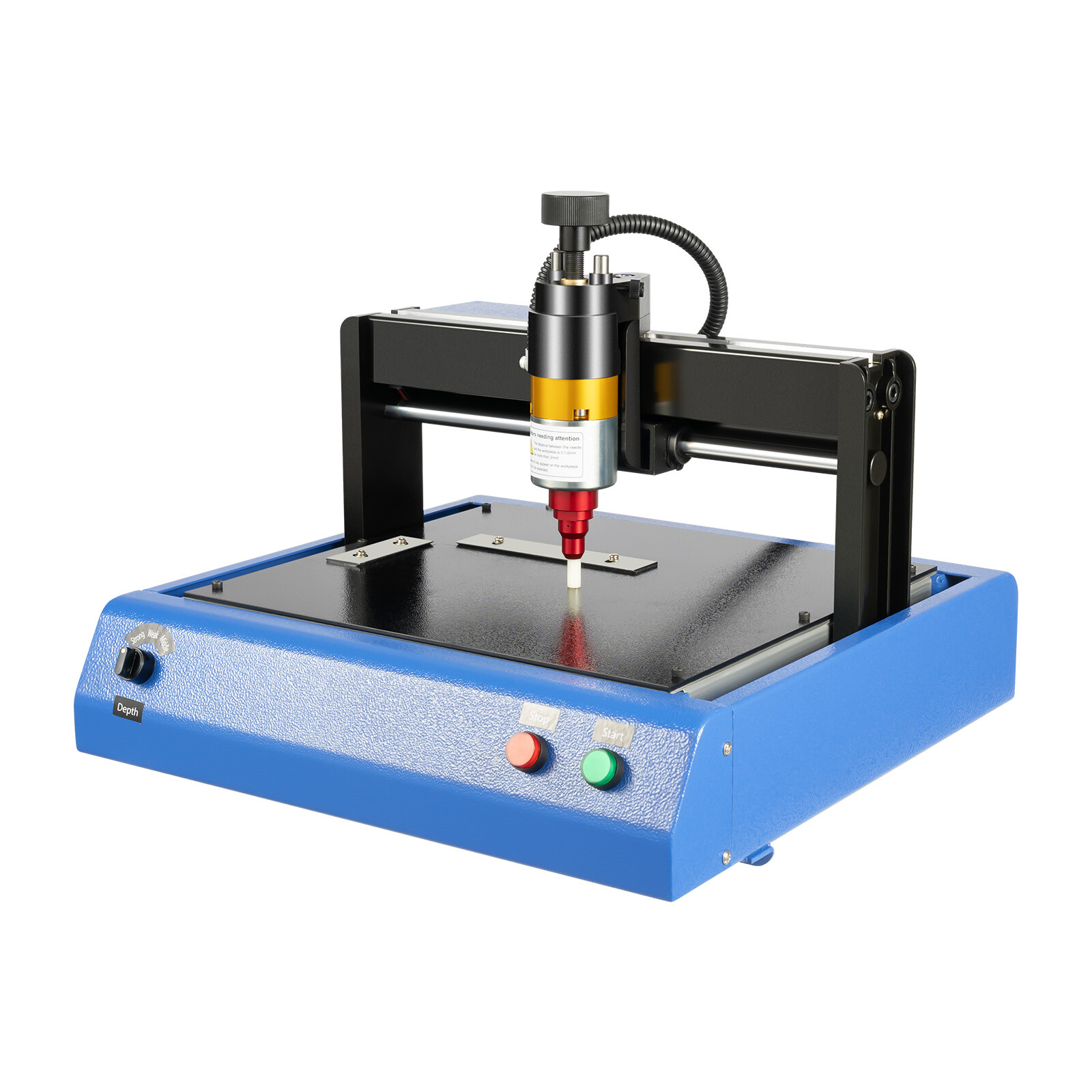 110V Electric Metal Marking Machine Dot Peen 200x150mm for Number Letter Label