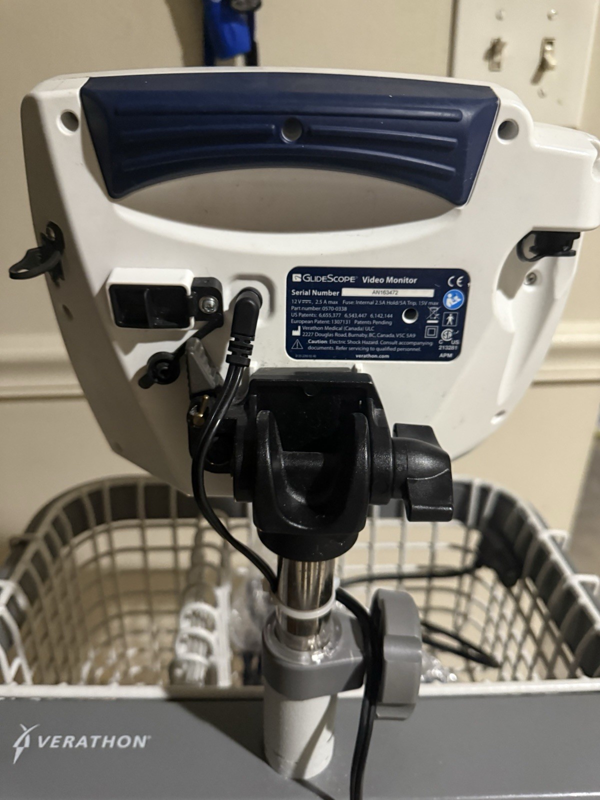 Verathon Glidescope Cobalt AVL Video Laryngoscope Intubation w/ Baton
