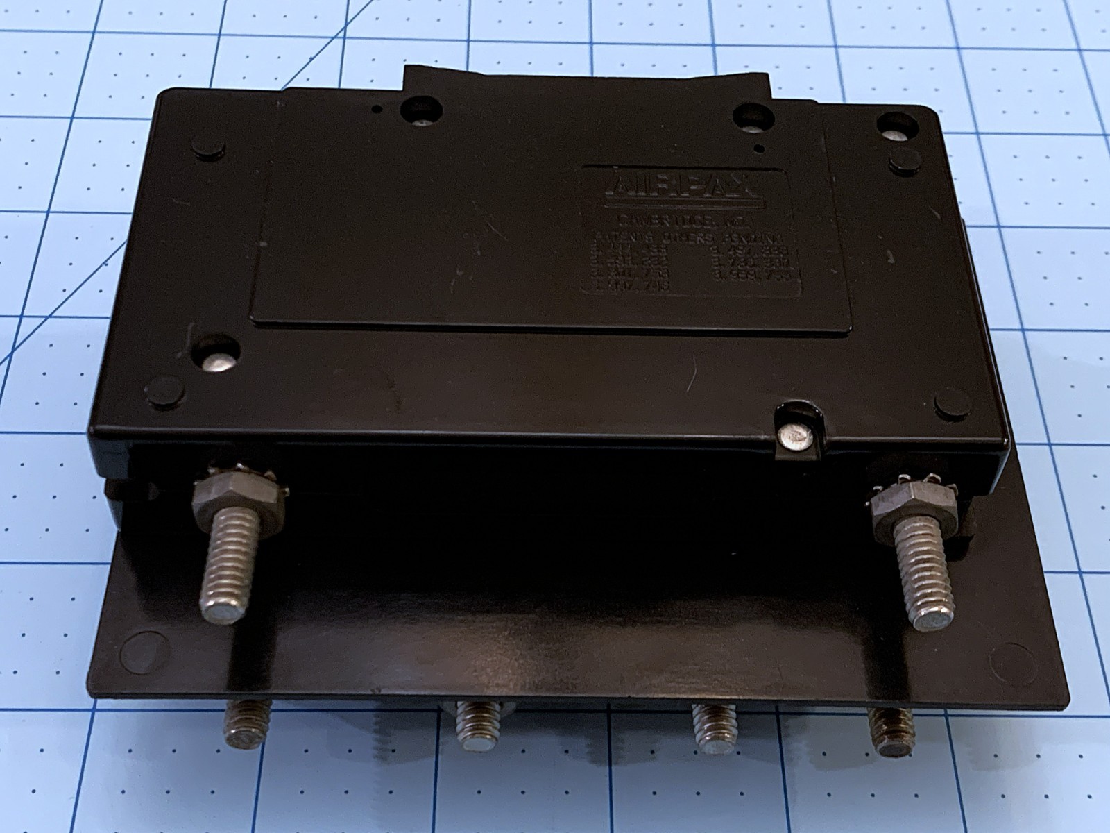 Airpax 229-2-6132-3 Hydraulic Magnetic Circuit Breaker 55A 2 Pole Panel Mount