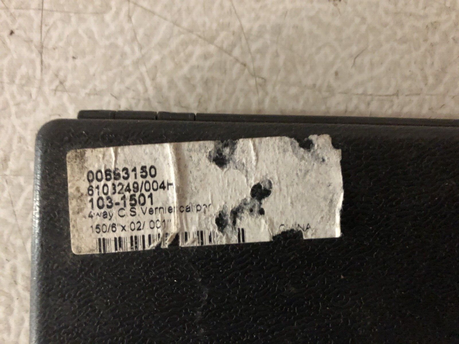 Value Collection 103-1501 6″ Carbon Steel Vernier Caliper-Used-100% to Charity