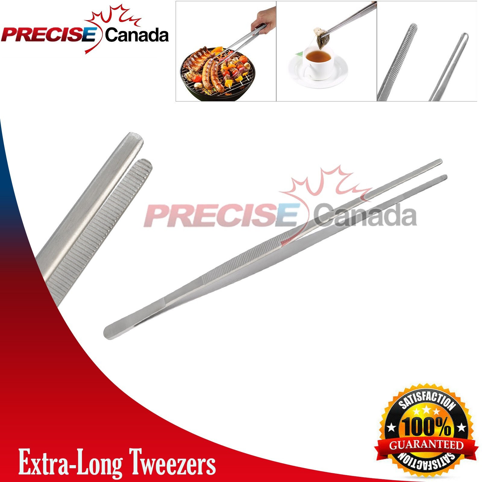 PRECISE CANADA 18 ” Huge Tweezers Thumb Dressing Forceps S.Steel