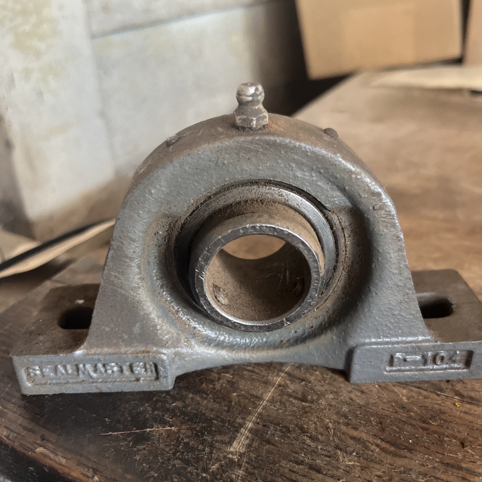 NOS SealMaster P-104F Pillow Block W/Bearing