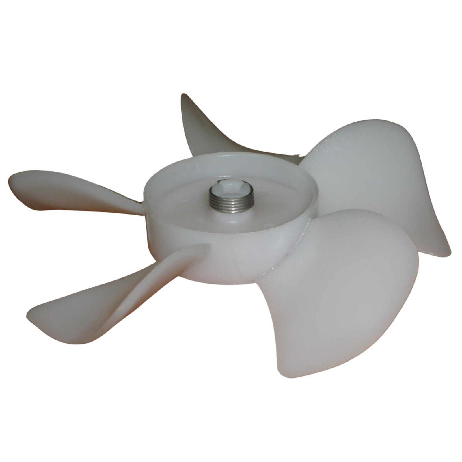 Appli Parts APFB-445 4 in Plastic Fan Blade CCW 3/16 in Shaft, 5 Blades fits Mot