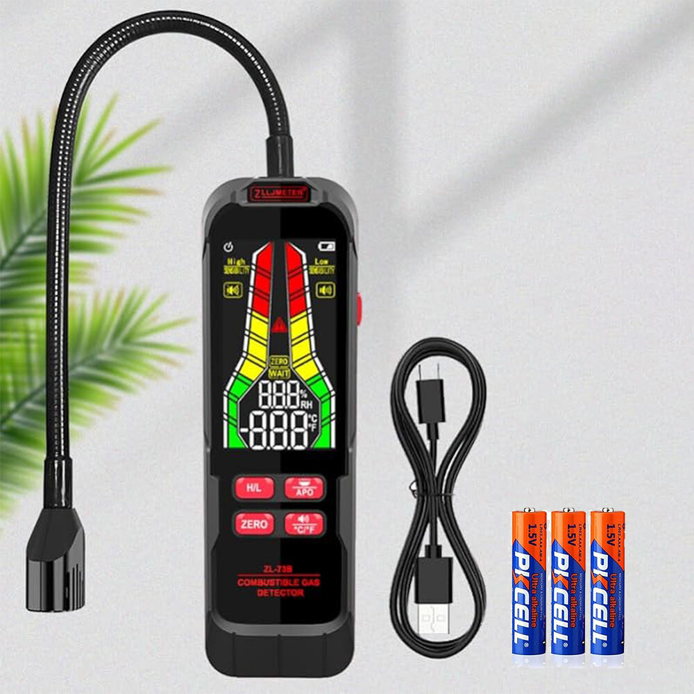 ZL73B Gas Leak Tester Combustible Natural Detector Gas Propane Leakage Portable