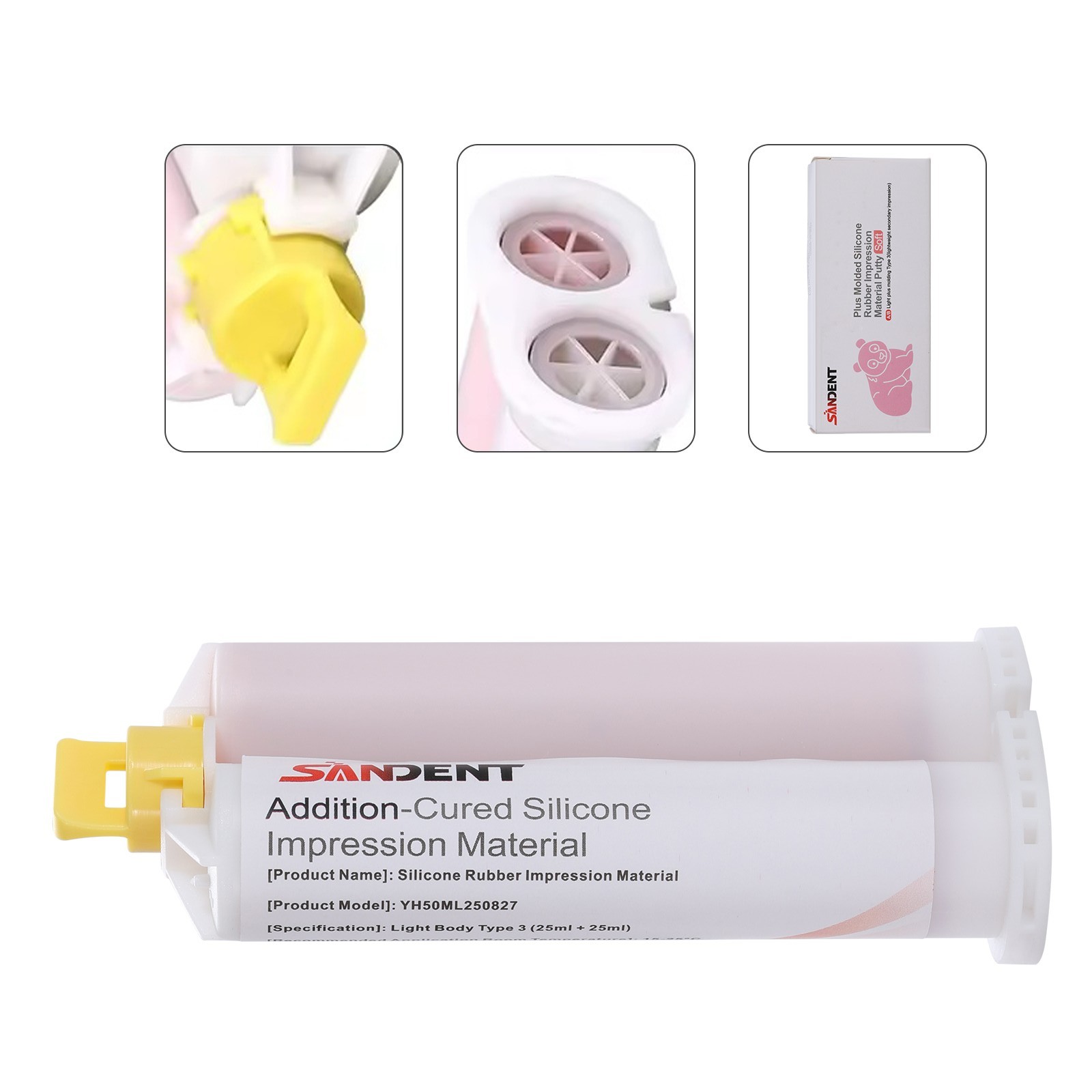 Type-3 Light Body Regular Set VPS Impression Material 50Ml +5 Intraoral&Mix Tips