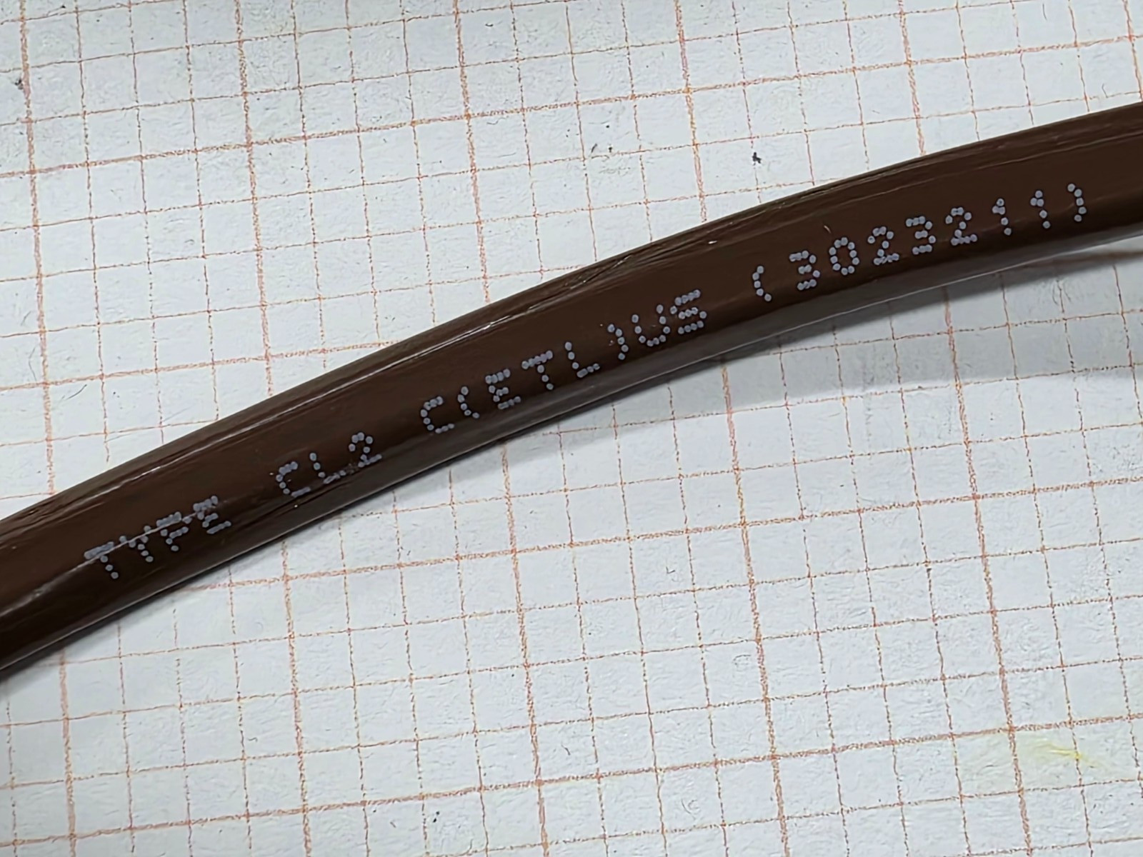 Southwire 18/10C 18awg 10 Conductor Thermostat Wire Cable CMH CL2 UV Brown /25ft