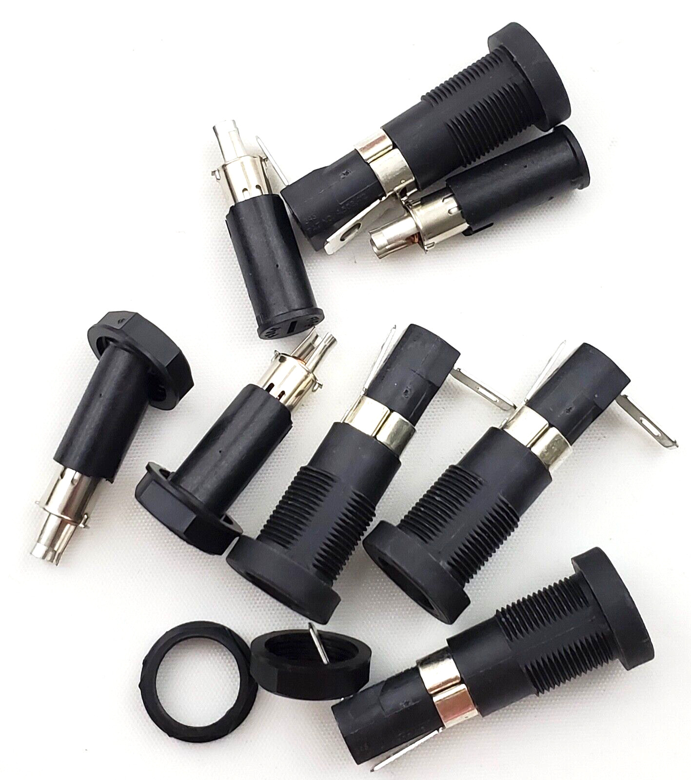 Lot of 4 Littelfuse H345621 Panel Mount Enclosed Fuse Holders For 5x20mm Fuses