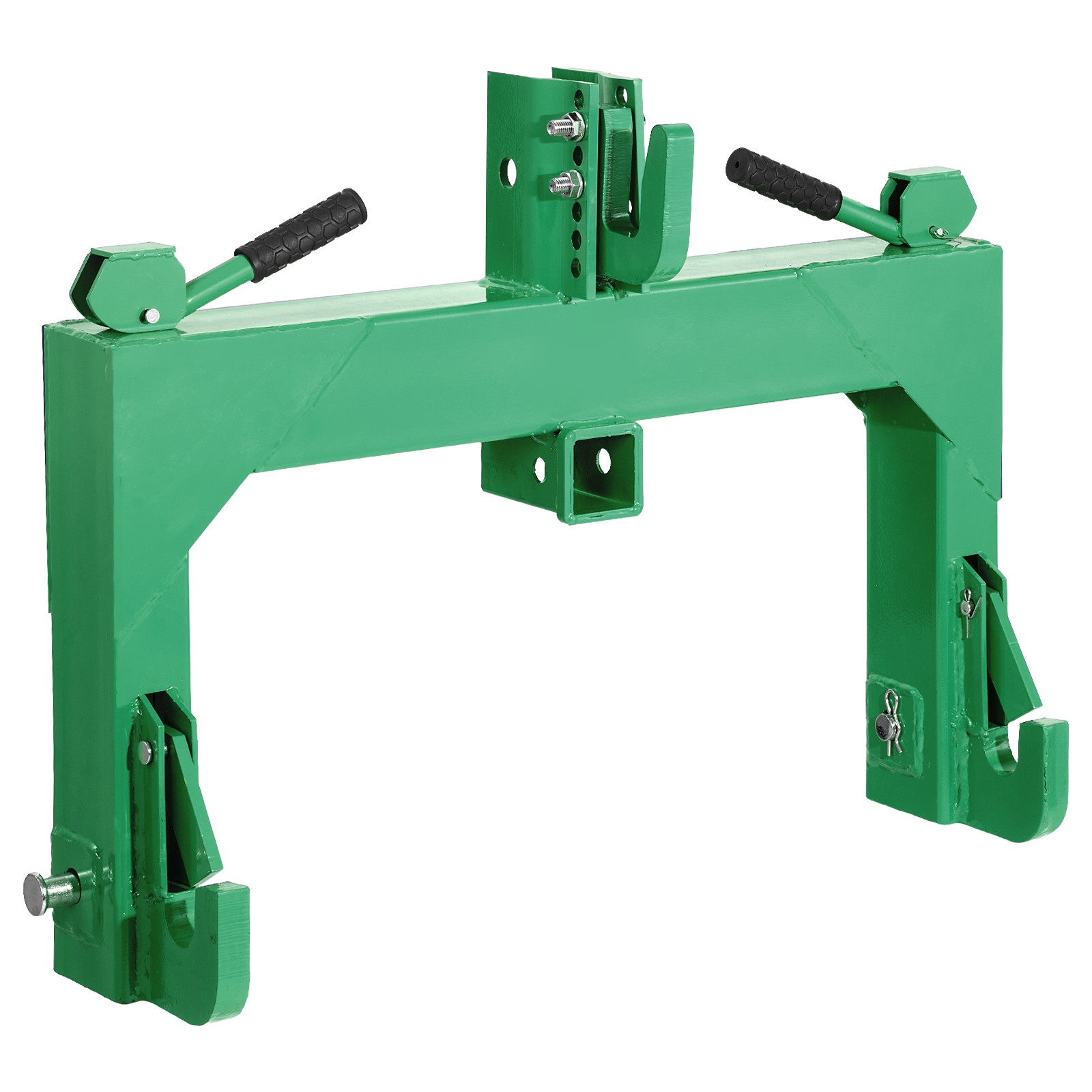 Uimoso 3-Point Quick Hitch with 2″ Receiver for Category 1 & 2 Tractors, 3000lb