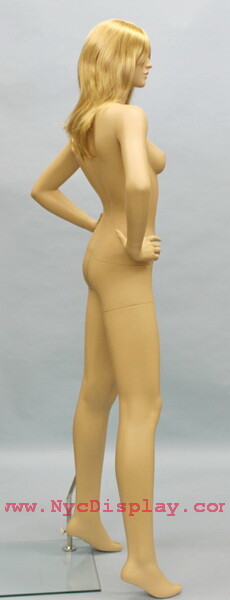 New 5 ft 10 in Female Mannequin Skin tone Face Make up Torso Body Form SFE-51FT