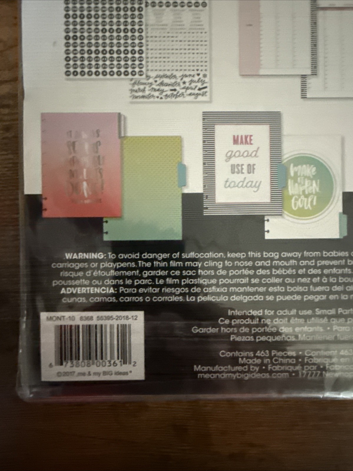 Me And My Big Ideas 463 Calendar Extension. The Happy Planner