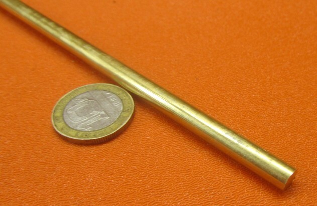 360 Brass Rod 1/4″ (.250″) Diameter x 24.0″ Length, 3 Pcs, 6 Ft