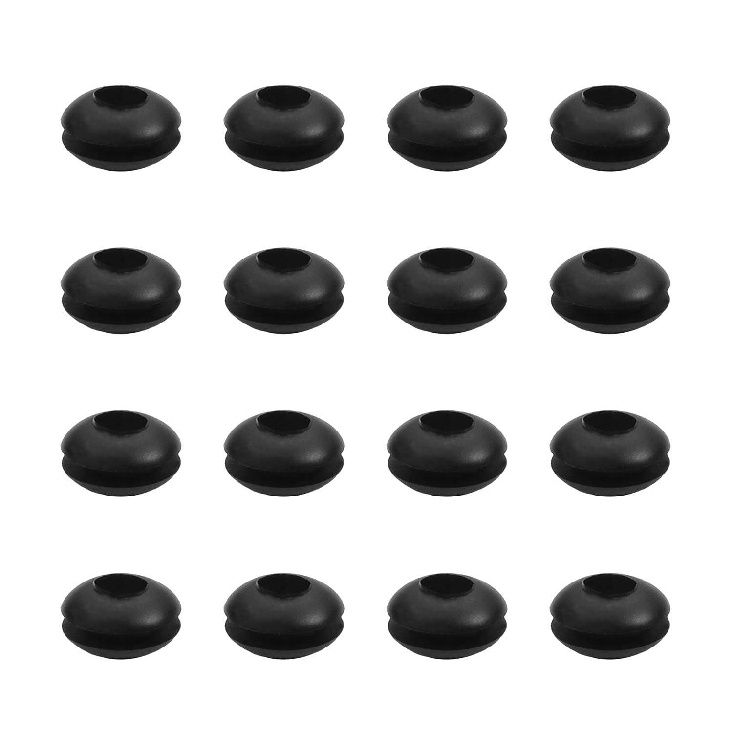 Rubber Grommet 200pcs 5mm Inner Dia Oil Resistant Armature Rubber Grommets For W