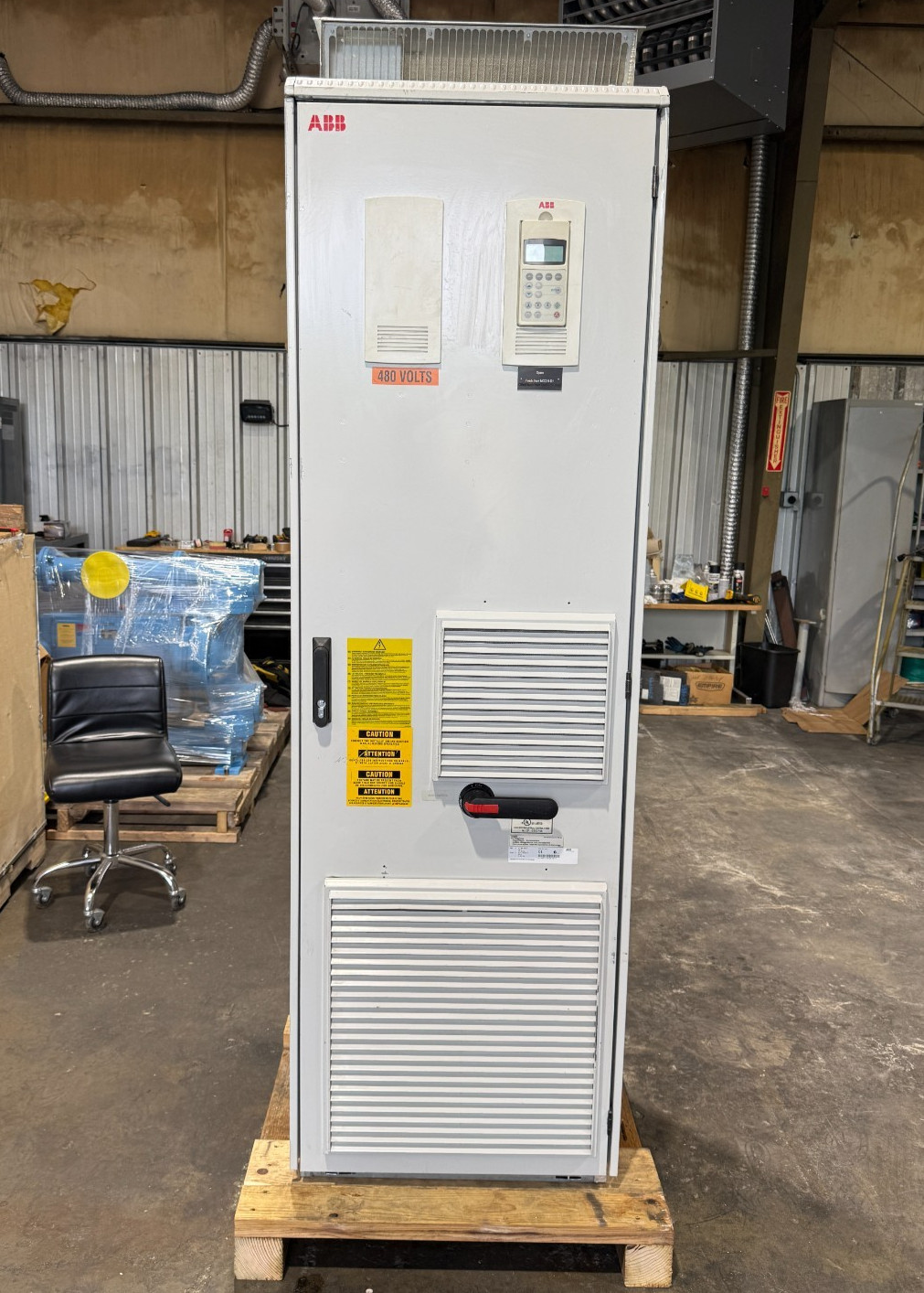 150 HP / 110 KW ABB inverter, Drive, VFD, ACS800-37-0170-5+B054+C129+8L506