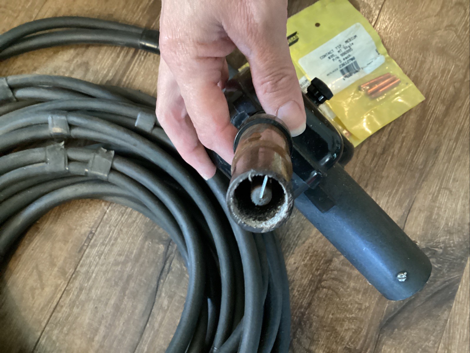 ESAB ST-23 MiG Torch Spool Gun W/ Tips TESTED Free Ship