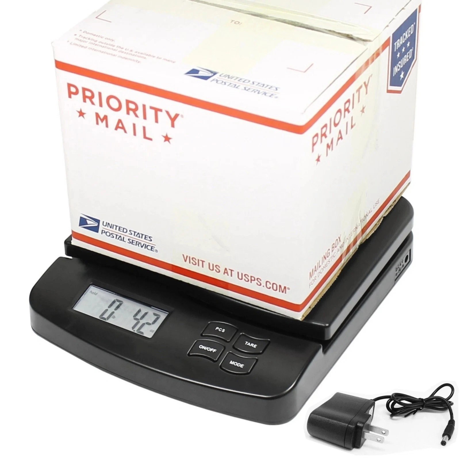 66LB x 0.1oz Digital Postal Shipping Scale SF-550 V4 Desktop Scale Black
